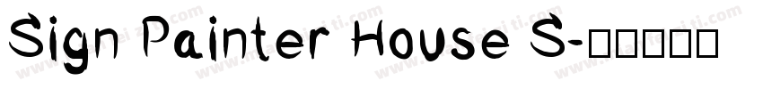 Sign Painter House S字体转换
